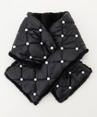 TOCCA 【リバーシブル】PEARL FUR REVERSIBLE TIPPET ティペット ブラック系