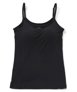 23区GOLF 【WOMEN】TTON【選べるマイサイズ】なめらかレーヨンカップ付キャミソール ブラック系