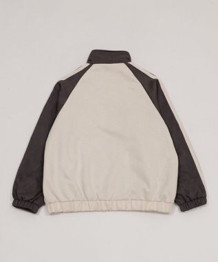 WEGO 【ユニセックス着用ITEM】フェイクスウェードトラックジャケット グレー