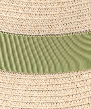 #Newans 【UVカット/洗える】〈花乃まりあさんコラボ〉リボン2本つきサマーハット ベージュ