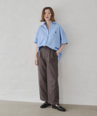 WEGO USPOLOハーフスリーブシャツ ブルー