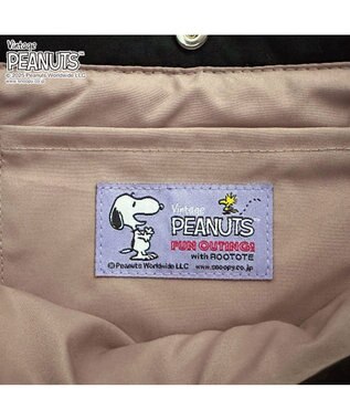 ROOTOTE 8437【スヌーピー】IP.デリ.ポリ.ピーナッツ-0F 01：ブラック