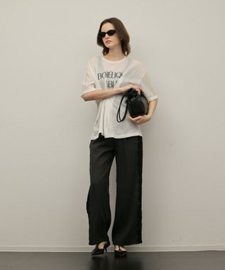 GRACE CONTINENTAL ADD CULUMN LONG SHLD BAG ブラック