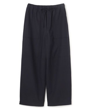 UNFILO L ライトフランネル イージーパンツ ネイビー