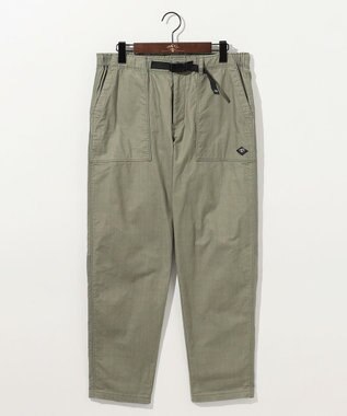 JOSEPH ABBOUD MOUNTAIN 【JAPANファブリック/ストレッチ】ビックライズストレッチ ベイカー パンツ カーキ系