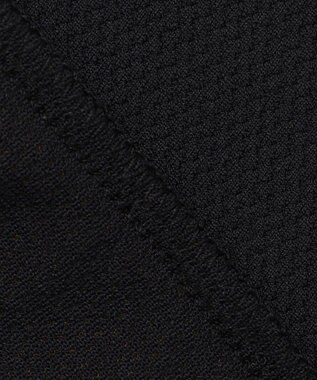 PW CIRCULUS 【MEN】ベースボールカラーポロシャツ ブラック系