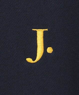 J.PRESS MEN 【WEB限定】J刺繍クルーネック スウェット ネイビー系