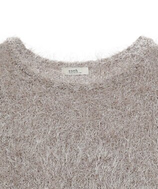 earth music&ecology きらきらフェザーニットプルオーバー Beige