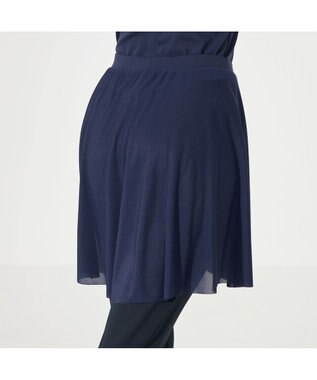 Chacott スカート付レギンス ネイビー