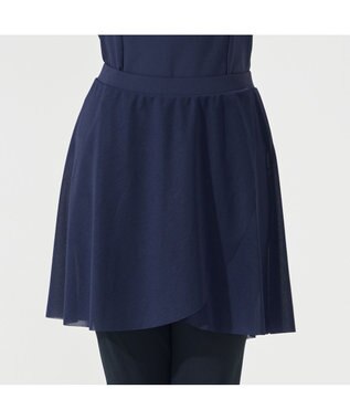 Chacott スカート付レギンス ネイビー
