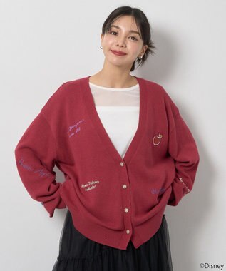 earth music&ecology Ｖｉｌｌａｉｎｓ　クイーン／ニットカーディガン Bordeaux