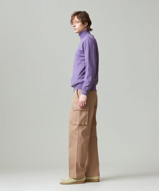 J.PRESS MEN 【ストレッチ性 / イージーケア】【FLEX YARN】タートルネックニット パープル系