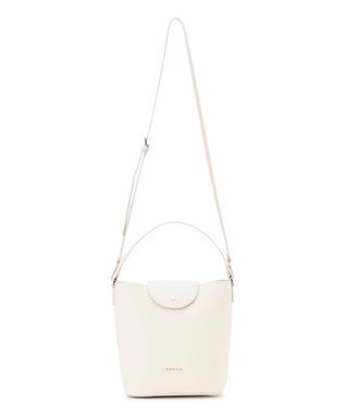 TOCCA PETAL SILHOUETTE LEATHER BAG  レザーバッグ アイボリー系