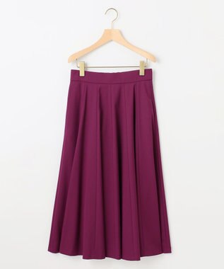 組曲 【ご好評につき追加予約 / 加藤ローサさん着用】ハンサムツイルフレア スカート パープル系