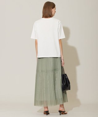 ICB 【接触冷感・UVケア・洗える】ロゴＴＥＥ カットソー オフホワイト系