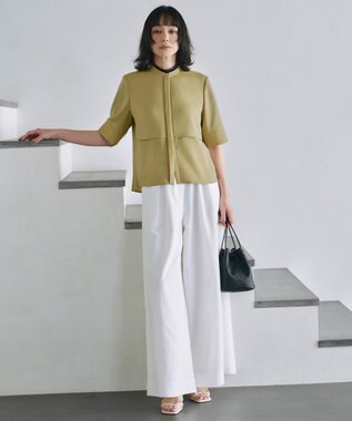 ICB 【一部カラーのみ接触冷感・洗える】UnleashLite タックパンツ オフホワイト系