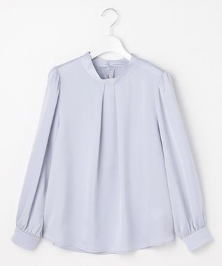 ANY SIS 【4WAY】長袖 ボウブラウス ライトブルー