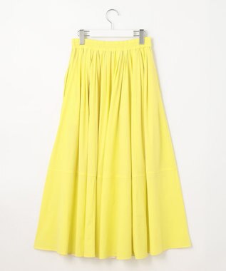 UNFILO 【セレSTORYコラボ】スポ可愛 シャカ楽ストレッチ スカート イエロー系