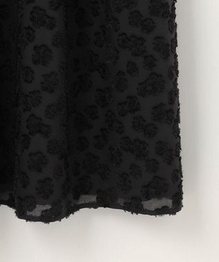 組曲 S カットジャカードティアードワンピース ブラック系
