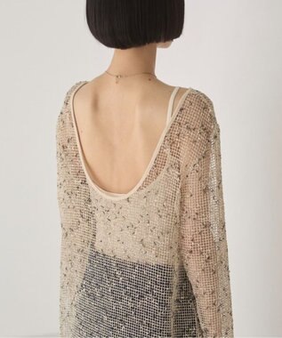 WEGO 【ANGIE VINTAGE】メッシュワンピース ホワイトアイボリー