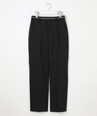 23区 【エステータ】ライトダブルクロス パンツ ブラック