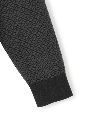 JOSEPH HOMME 【イージーケア】 ヴィスコースリンクス　ジップアップニットフーディー グレー系