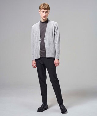 JOSEPH HOMME 【新色追加】ハイゲージベアスムース　モックネックＴシャツ グレー系