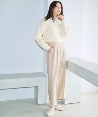 ANY SIS S ピンタックフリル シャツ オフ