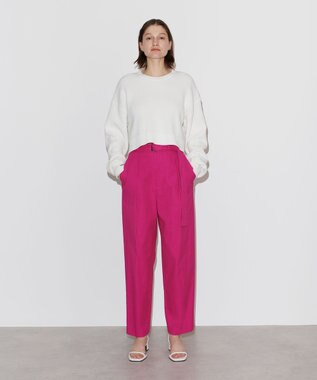 NAVE 【Nave　洗える】リリー テーパードパンツ ローズ系