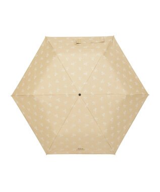 MOONBAT 【遮熱・遮光】POLO RALPH LAUREN(ポロ ラルフローレン)フローラル 花柄 晴雨兼用 雨傘  折りたたみ傘 簡単開閉 ベージュ