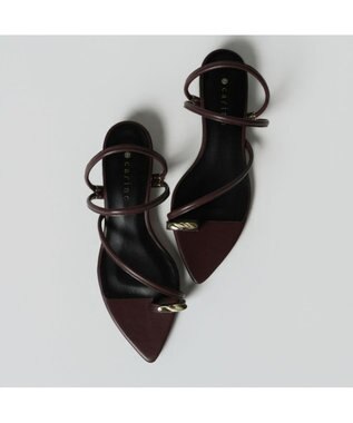 MODE ET JACOMO <carino>トングサンダル ダークブラウン