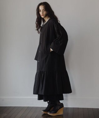 Green Parks ■ＥＳＣＡＲ　パディングロングコート Black