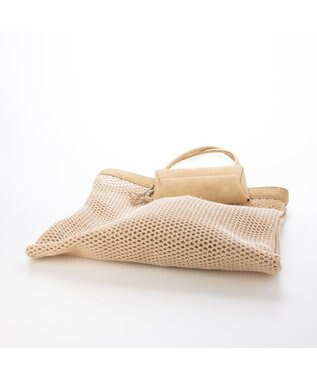 UNBILLION カカトゥ kakatoo / メッシュスクエアバッグ ベージュ