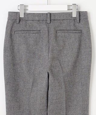 J.PRESS LADIES S 【洗える】チェルビック テーパード パンツ グレー系