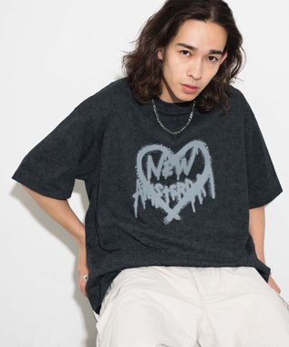 WEGO 【ユニセックス着用ITEM】スノーダイグラフィックT ブラック