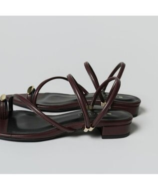 MODE ET JACOMO <carino>トングサンダル ダークブラウン