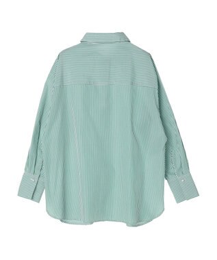 Green Parks ・ＥＬＥＮＣＡＲＥ　ＤＵＥ　パールボタンシャツチュニック Green