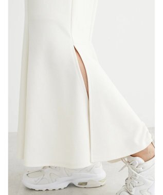 Green Parks ストレッチマーメイドスカート Ivory