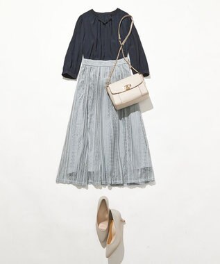 ANY SIS 【全骨格対応】セットアップ ワンピース ネイビー