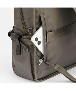 ACE BAGS & LUGGAGE W&.Day/Night リッカ2 スクエアリュック A4サイズ 13.3インチPC収納 19151 ダブルアンドデイナイト アッシュブラウン