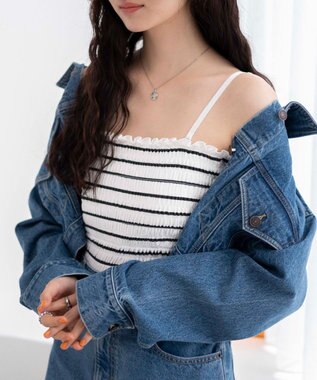  ２WAYシャーリングキャミ