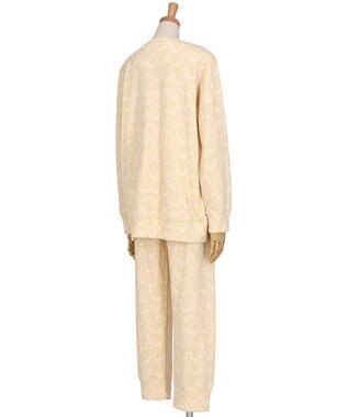 tsumori chisato SLEEP ツモリチサト パジャマ 綿100%(本体) オーガニックコットン使用 長袖 長ズボン レディース UDX596/ワコール クリーム