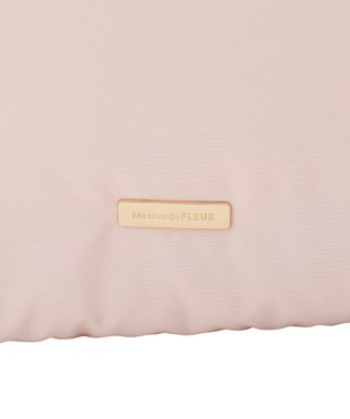 Maison de FLEUR 撥水加工パファーキャリーオントートバッグ Pink