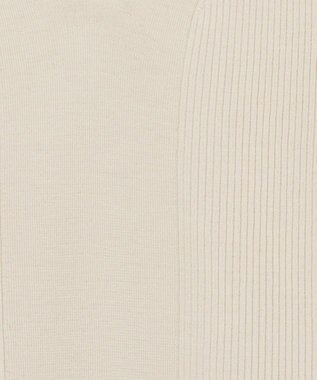 JOSEPH 【洗える】ファインリブメリノ　ショートスリーブニット Quail