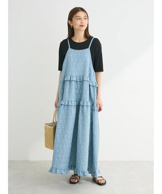 Green Parks ・Ｐｅｔｉｔ　Ｆｌｅｕｒフラワージャカードキャミワンピ