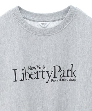 AMERICAN HOLIC Ｌｉｂｅｒｔｙ　Ｐａｒｋ刺繍スウェット2 Light Gray Mixture
