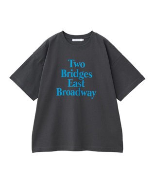 AMERICAN HOLIC カラーロゴTシャツ Charcoal Gray