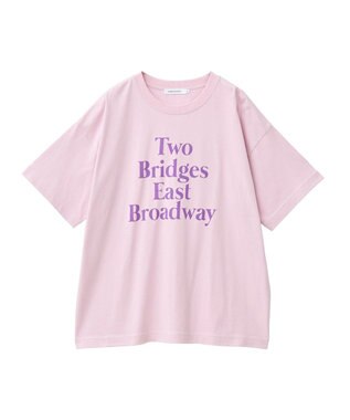 AMERICAN HOLIC カラーロゴTシャツ Navy