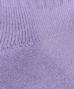 PW CIRCULUS 【WOMEN】【土踏まずをサポート】ロゴ ミドルソックス ラベンダー