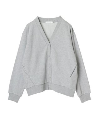 AMERICAN HOLIC 裏毛Ｖネックカーディガン Light Gray Mixture